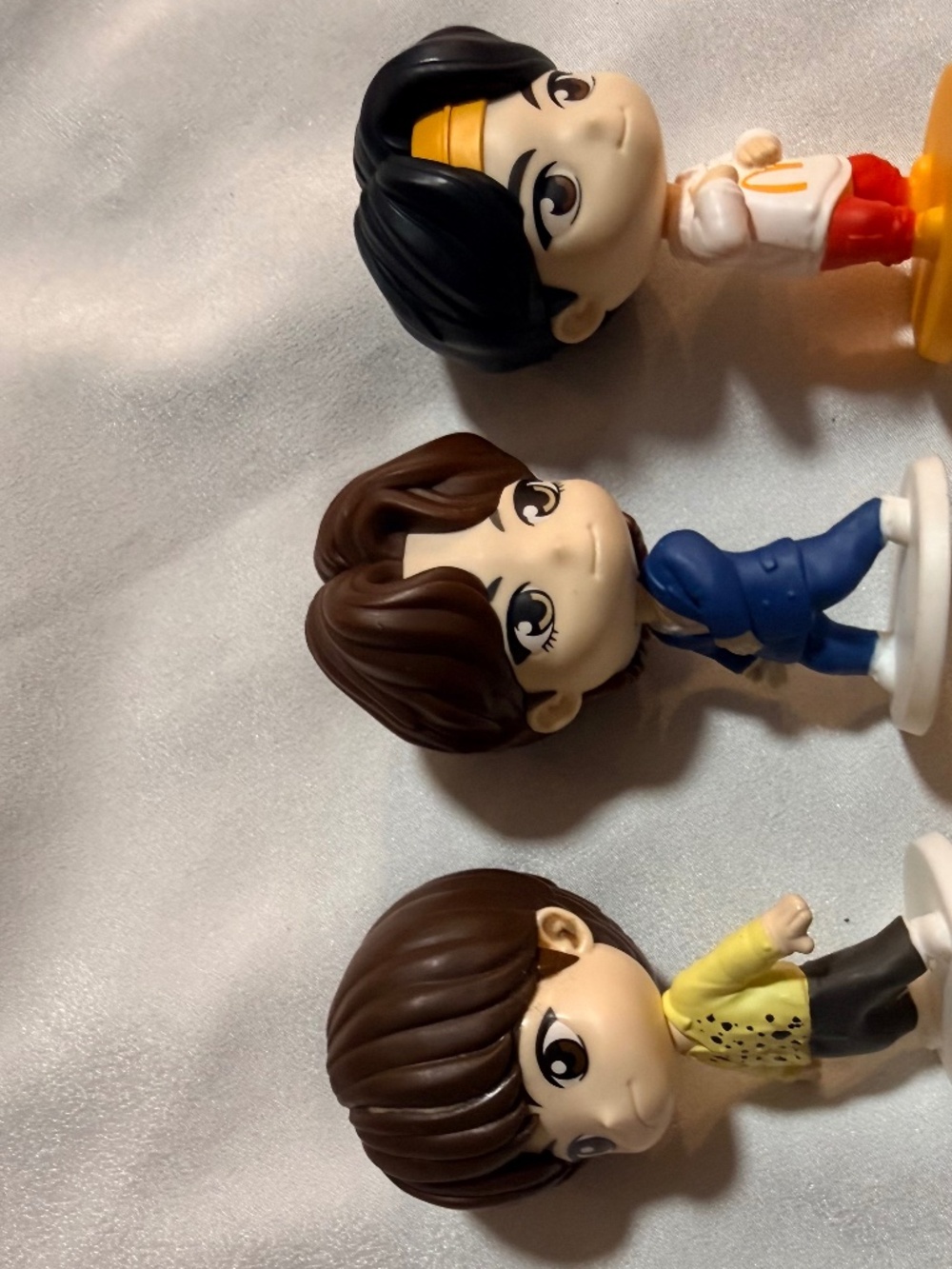 BTS TinyTAN McDonald’s Happy Meal Figures Lot of 3
